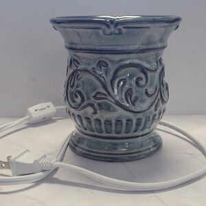 Elegant Green YANKEE CANDLE Ceramic Electric Wax Warmer